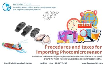 Procedures and taxes for importing Photomicrosensor