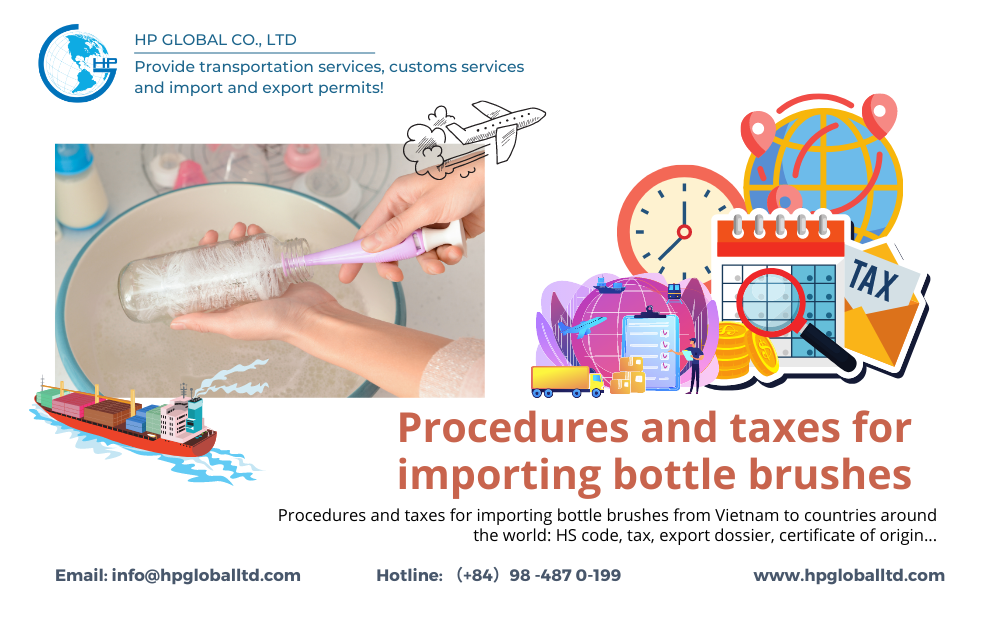 Import Baby Bottle Brushes to Vietnam