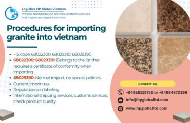Procedures for importing granite into vietnam