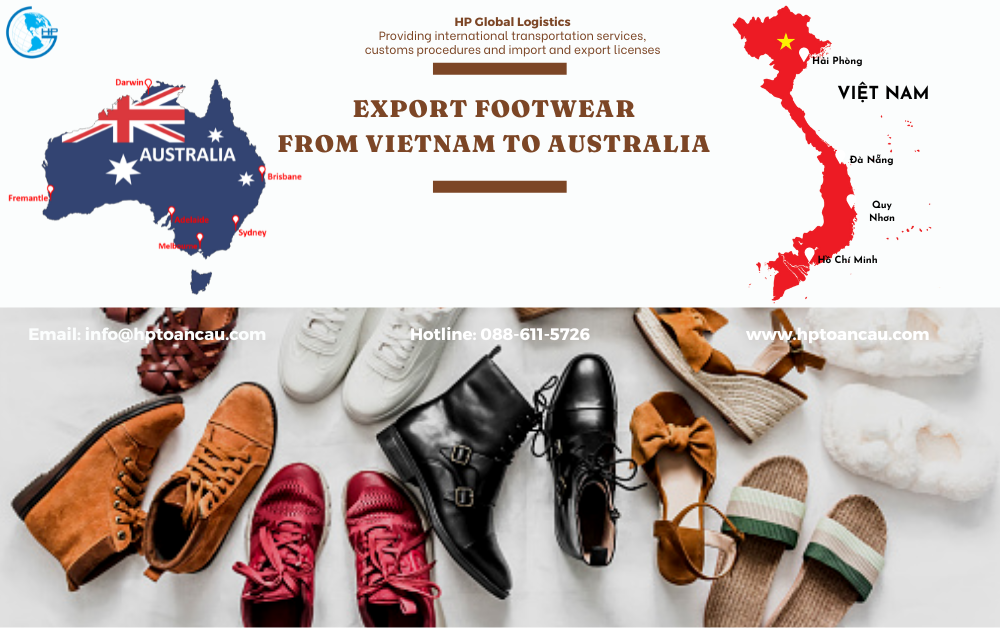 Shipping Footwear Vietnam to Australia