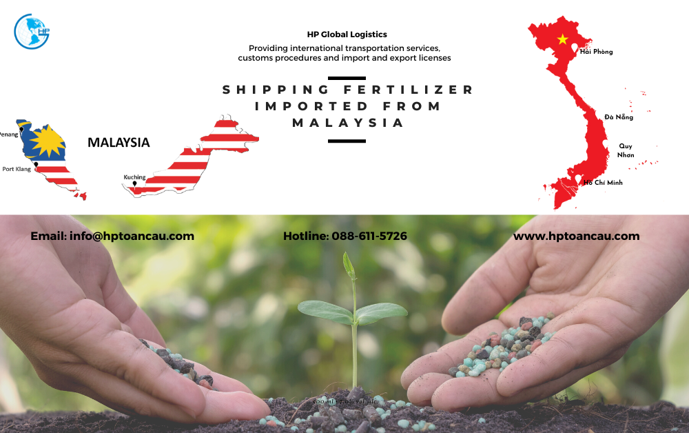 Shipping Fertilizer imported from Malaysia