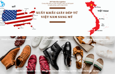 Vận chuyển Giày dép xuất khẩu từ Việt Nam sang Mỹ