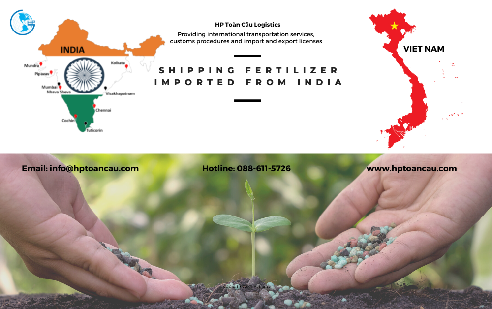 Shipping Fertilizer imported from India