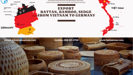 Shipping Rattan, Bamboo, Sedge Vietnam to German