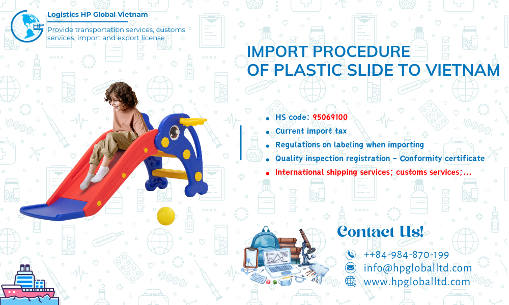 Import Plastic slide to Vietnam
