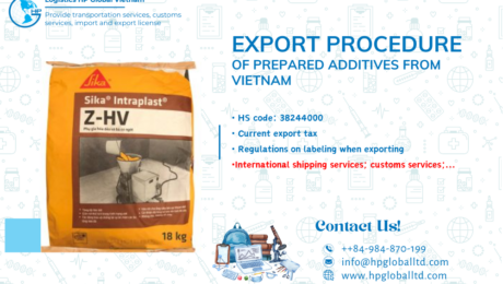 Export Prepared additives from Vietnam