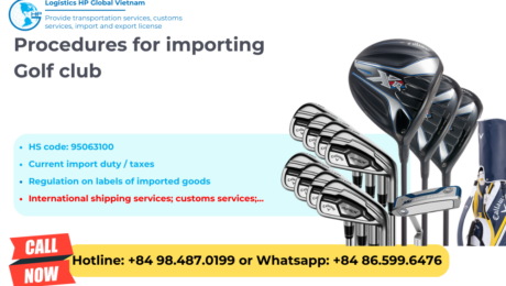 Import duty and procedures of golf club into vietnam