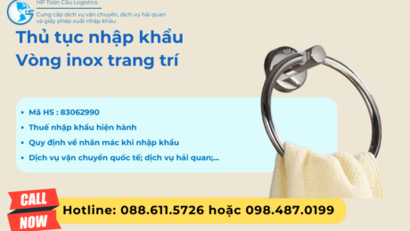 Thủ tục và thuế nhập khẩu Abc