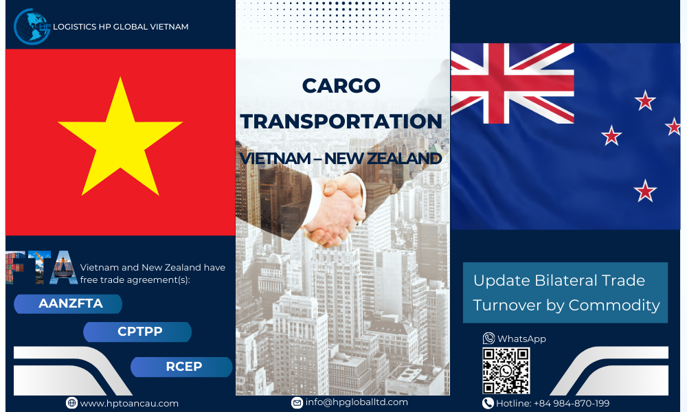 Cargo Transportation Vietnam - New Zealand