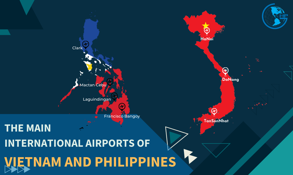 The main international airport of Vietnam and Philippines