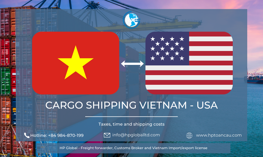 Cargo shipping Vietnam USA Logistics HP Global Vietnam