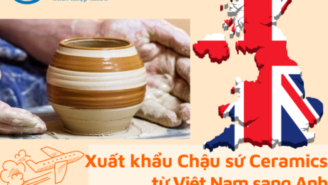 Vận chuyển Chậu sứ ceramics xuất khẩu từ Việt Nam sang UK
