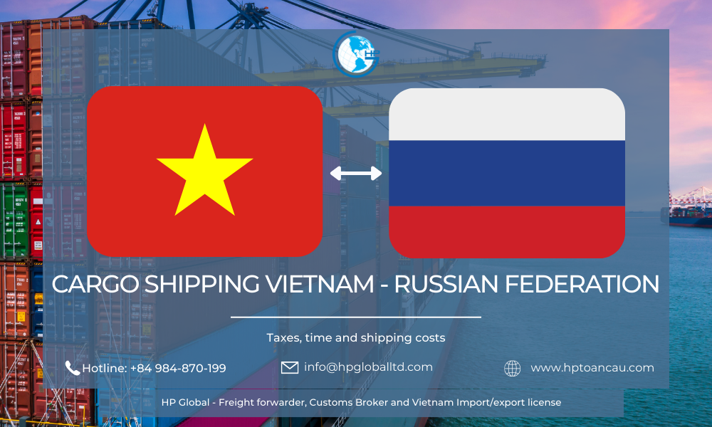 Cargo shipping Vietnam - Russian Federation
