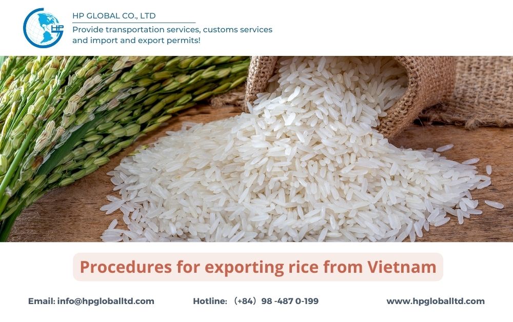 Procedures for exporting rice from Vietnam