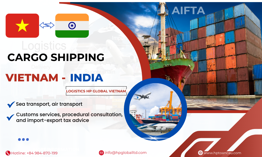 Cargo shipping Vietnam - India
