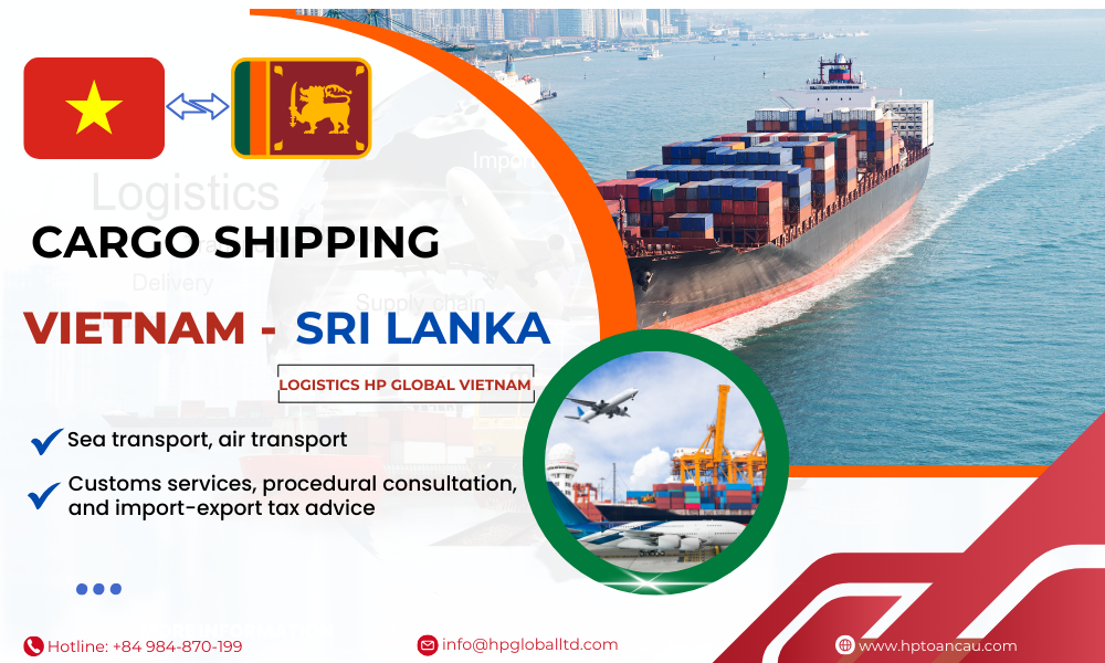 Cargo shipping Vietnam - Sri Lanka