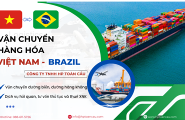 Dịch vụ vận chuyển hàng hóa Việt Nam - Brazil