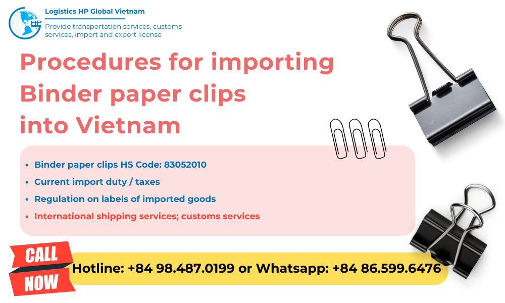 Importing Binder paper clips
