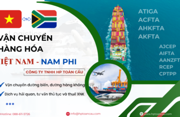 Dịch vụ vận chuyển hàng hóa Việt Nam - Nam Phi