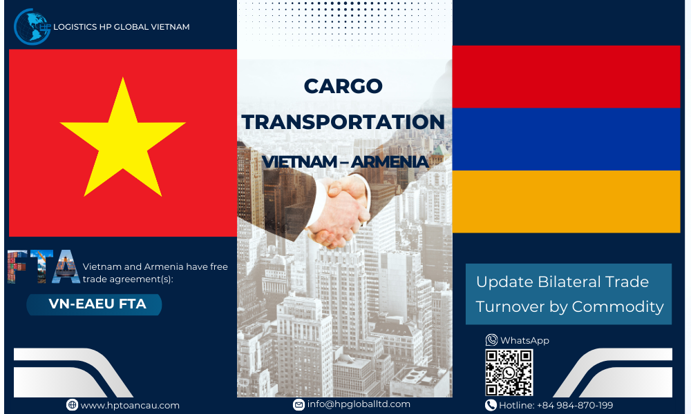Cargo Transportation Vietnam - Armenia