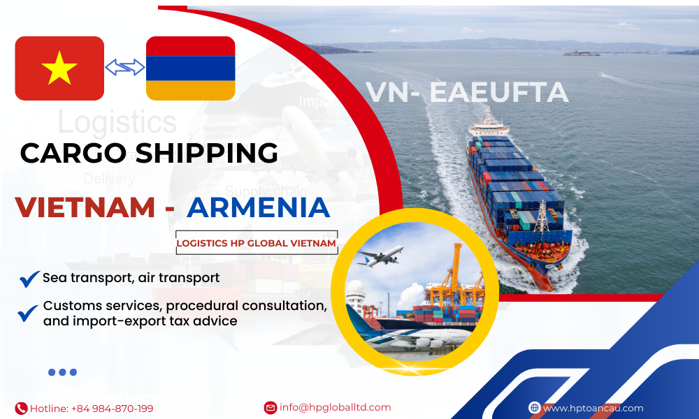 Cargo shipping Vietnam - Armenia