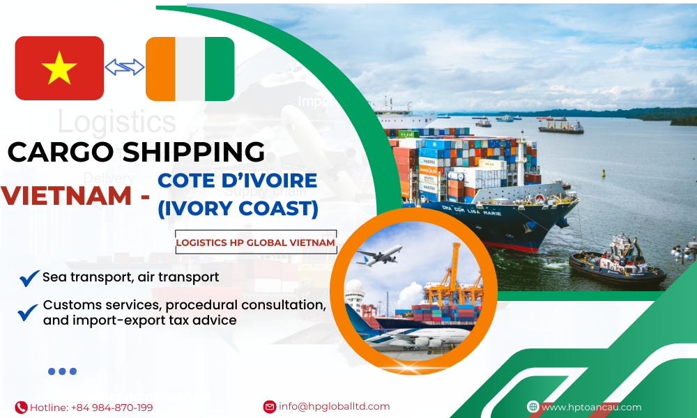 Cargo Shipping Vietnam - Cote D'Ivoire (Ivory Coast)