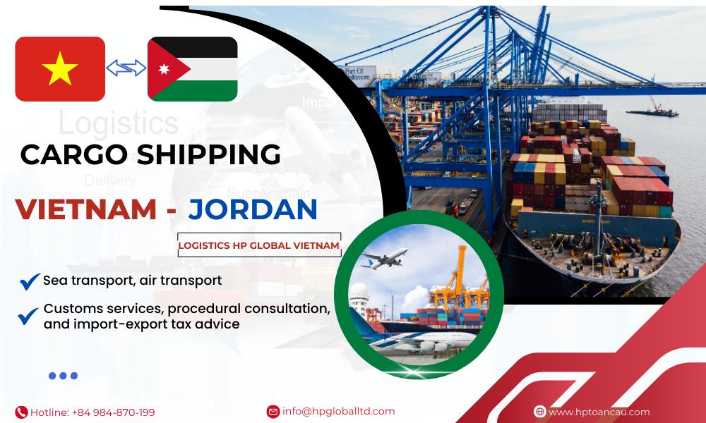 Cargo shipping Vietnam - Jordan