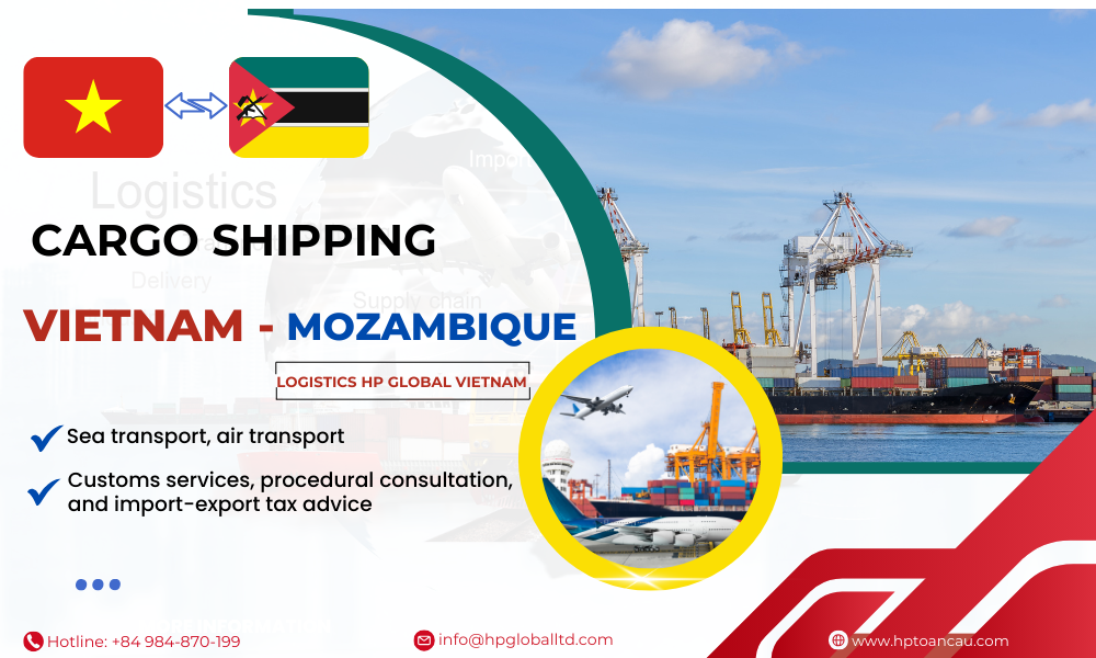 Cargo shipping Vietnam - Mozambique