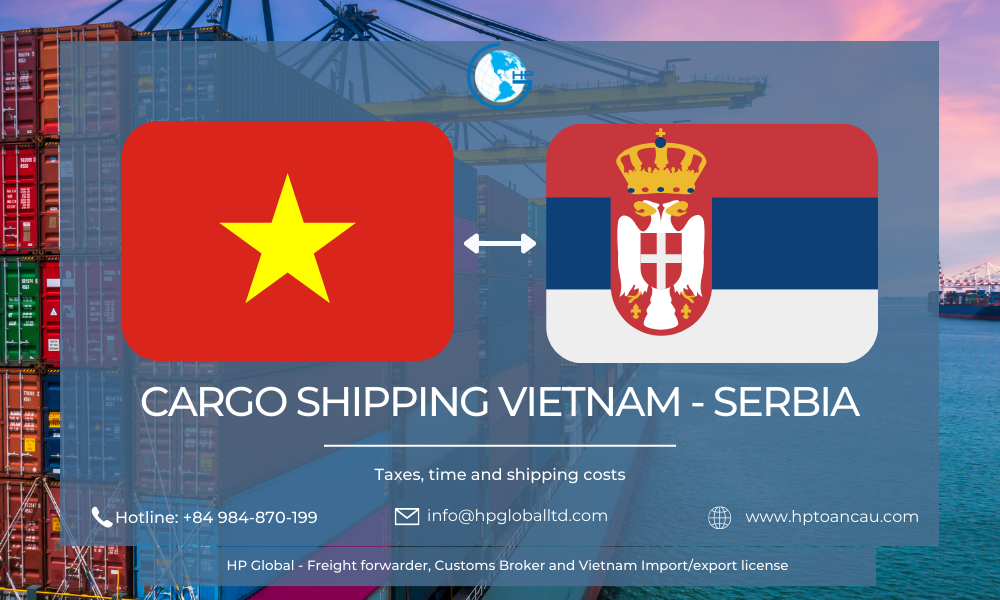 Cargo shipping Vietnam - Serbia