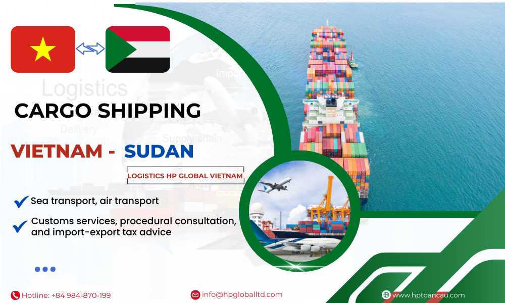 Cargo shipping Vietnam - Sudan