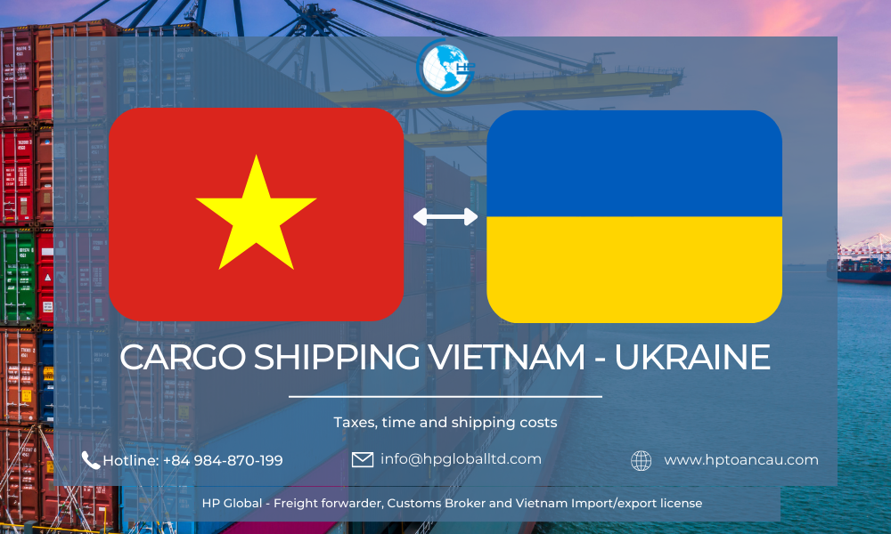 Cargo shipping Vietnam - Ukraine
