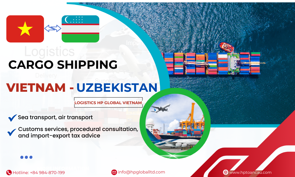 Cargo shipping Vietnam - Uzbekistan