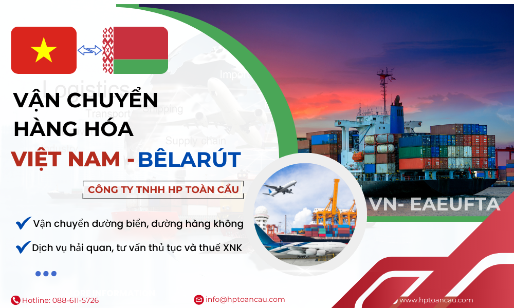 Dịch vụ vận chuyển hàng hóa Việt Nam - Bêlarút