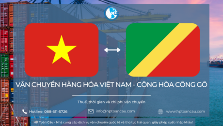 Dịch vụ vận chuyển hàng hóa Việt Nam - Cộng hòa Công Gô