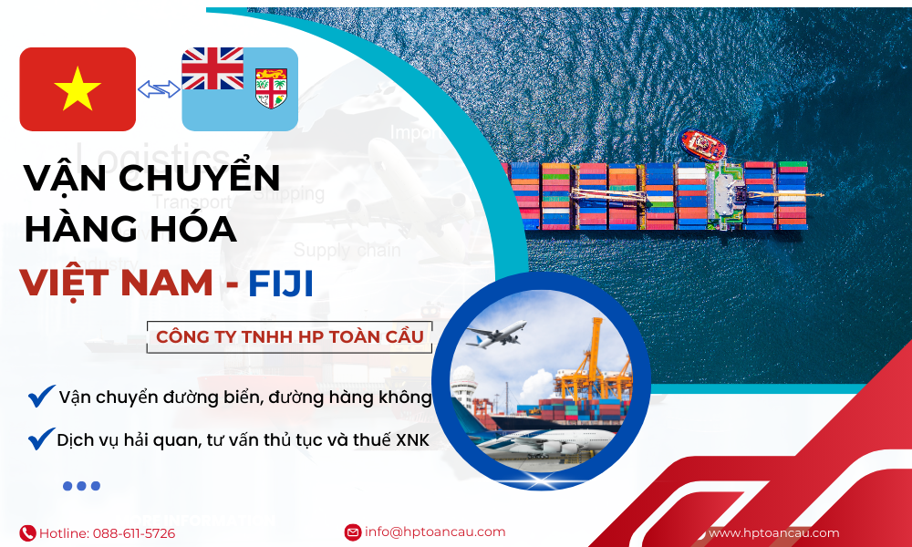 Dịch vụ vận chuyển hàng hóa Việt Nam - Fiji