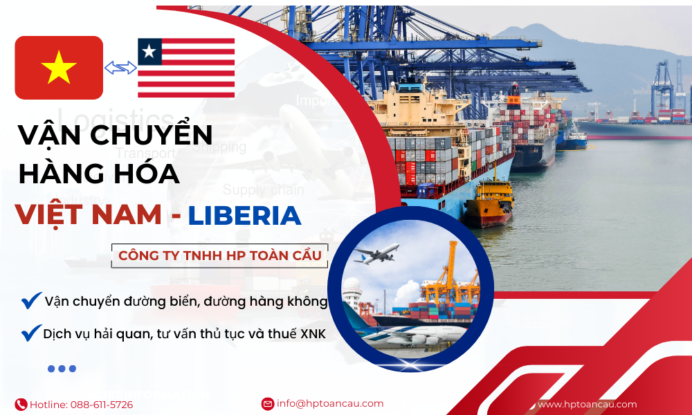 Dịch vụ vận chuyển hàng hóa Việt Nam - Liberia