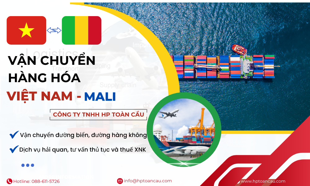 Dịch vụ vận chuyển hàng hóa Việt Nam - Mali