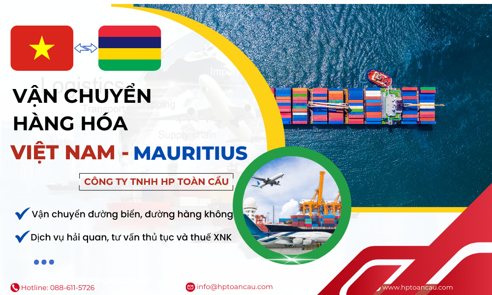 Dịch vụ vận chuyển hàng hóa Việt Nam - Mauritius