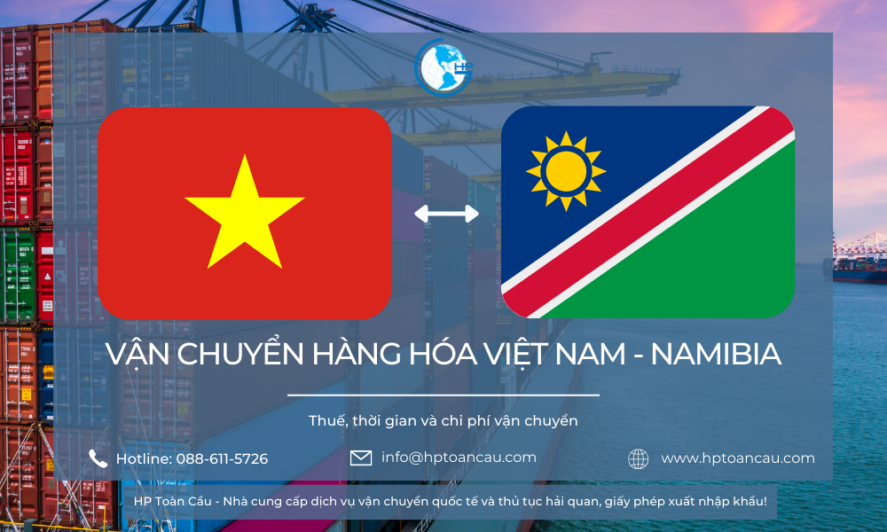 Vận chuyển hàng hóa Việt Nam - Namibia