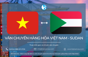 Vận chuyển hàng hóa Việt Nam - Sudan
