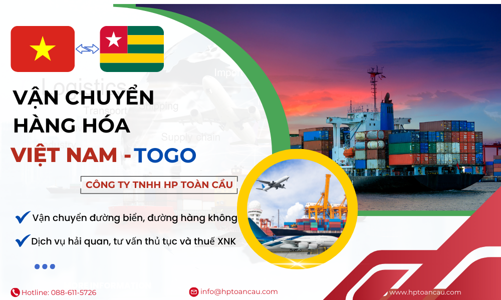 Dịch vụ vận chuyển hàng hóa Việt Nam - Togo