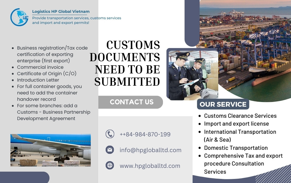 Export customs documents