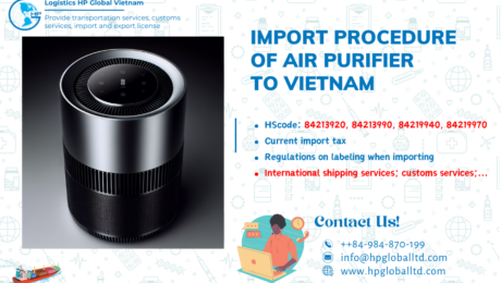 Import duty and procedures of Air Purifier to Vietnam