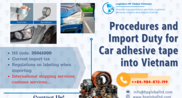 Import Car Adhesive tape to Vietnam