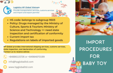 Import procedures for baby toy