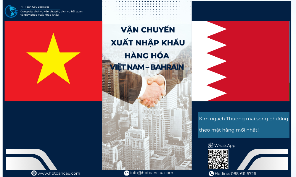 Vận Chuyển Xuất Nhập Khẩu Hàng Hóa Việt Nam - Bahrain