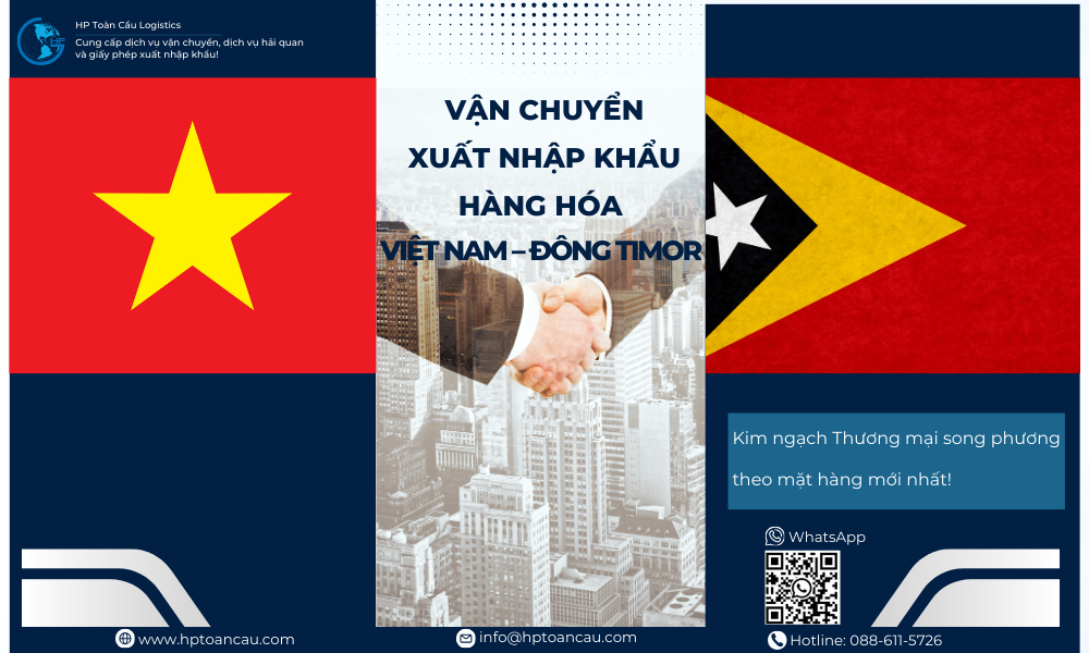 Vận Chuyển Xuất Nhập Khẩu Việt Nam - Đông Timor