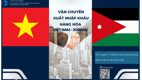 Vận Chuyển Xuất Nhập Khẩu Hàng Hóa Việt Nam - Jordan