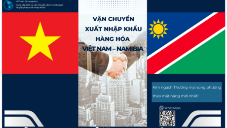 Vận Chuyển Xuất Nhập Khẩu Hàng Hóa Việt Nam - Namibia