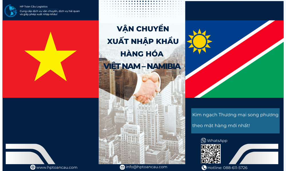 Vận Chuyển Xuất Nhập Khẩu Hàng Hóa Việt Nam - Namibia